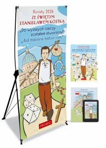 Roraty 2026 ze św. Stanisławem Kostką - materiały dla dzieci i księdza - plakaty z naklejkami (50 kpl.)+ baner + e-book